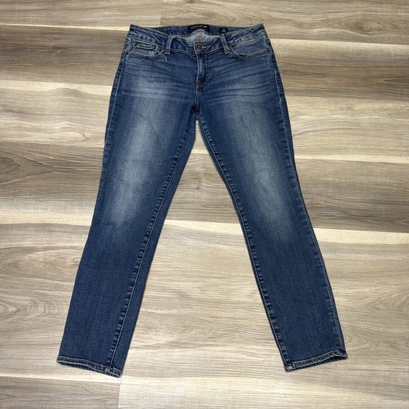 🇺🇸 lucky jeans cropped blue denim size 28 - Picture 2 of 10